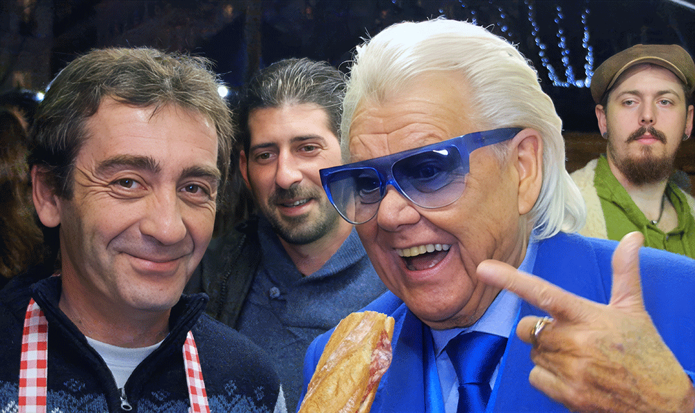 Michou, c'est moi ! – le film / Rina Sherman Storyboard chronologique des tournages de 2013 à 2016 de Michou, à Montmartre et ailleurs, du Cabaret, le spectacle de transformistes et les déjeuners-spectacles pour les personnes âgées de Montmartre. Michou au marché de Noël le 28 novembre 2014 https://www.rinasherman.com/films/grands-portraits/michou-cest-moi-le-film-2013-2016/